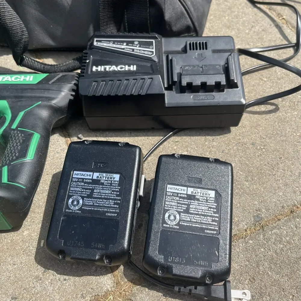Hitachi Metabo HPT 18v Pin Nailer NP18DSAL 5/8” to 1-3/8” 23ga w/ Batteries